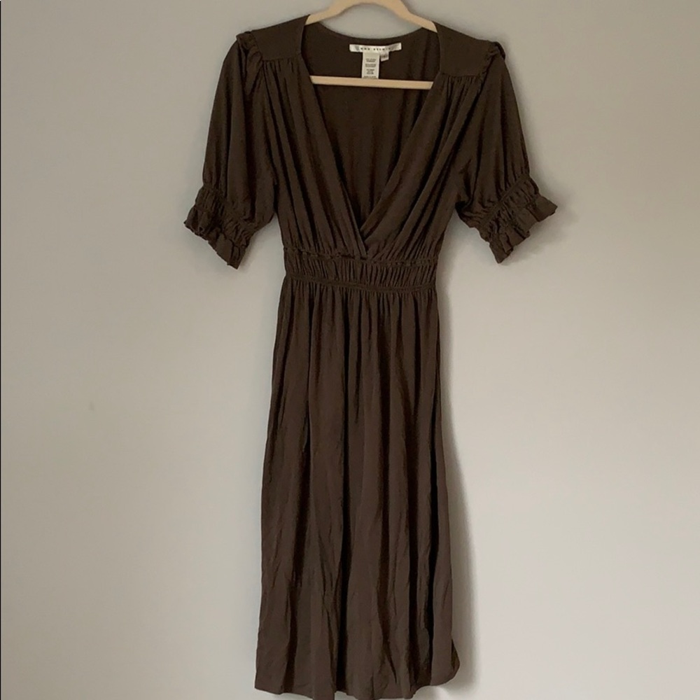 Max studio Large Brown Dress